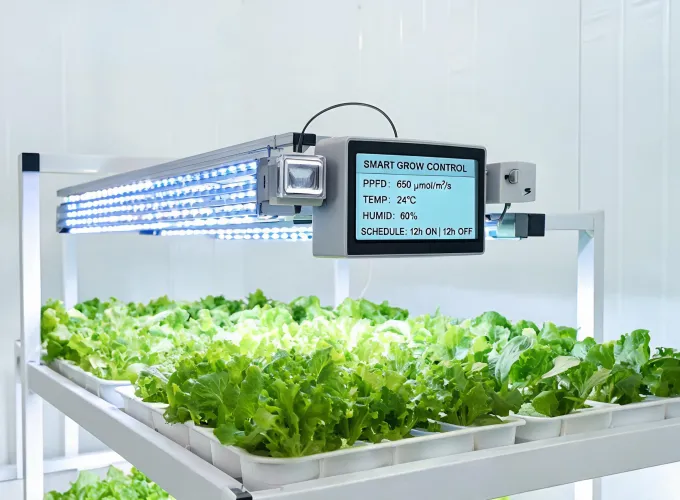 Efficient LED grow light with smart controller